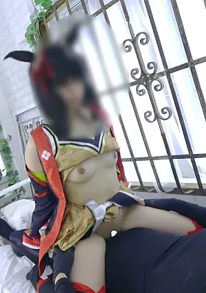 FC2PPV 4810983 Three-person bathroom in Kiss Black costumes! Intense ejaculation inside sex with friendly cosplayers! 