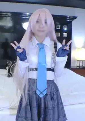 FC2PPV 4844775 A beautiful and slender rookie, a petite girl in a blue uniform, Hoshino! Masturbation & Sex Version