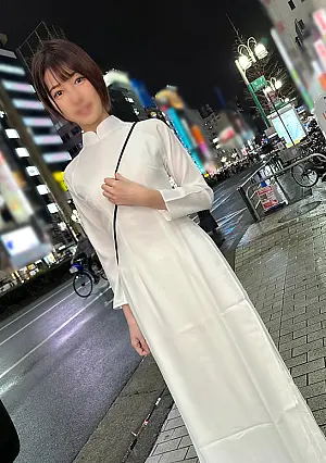FC2PPV 3632316 *Limited First Time* [Personal Photo/Creampie] Returned from Vietnam, Yui (18) Pure white dress looks so good I had rough sex with a wo